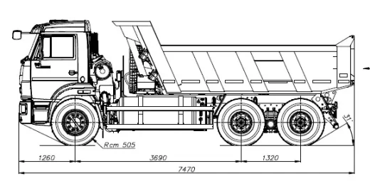 Купить KAMAZ (Камаз) 65115-37 НА СПГ в лизинг для юридических лиц