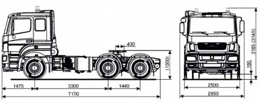 Купить KAMAZ (Камаз) 65206-006-S5 в лизинг для юридических лиц